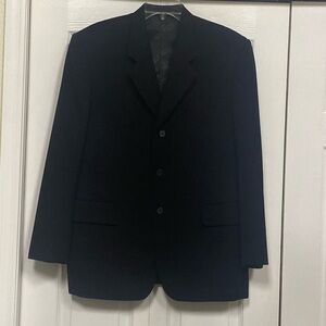 Elegant Dormeuil Black Men's Mink Cashmere Blazer (no size tag)